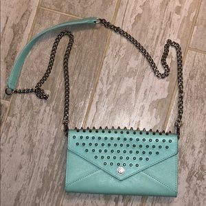 REBECCA MINKOFF clutch/ wallet on chain